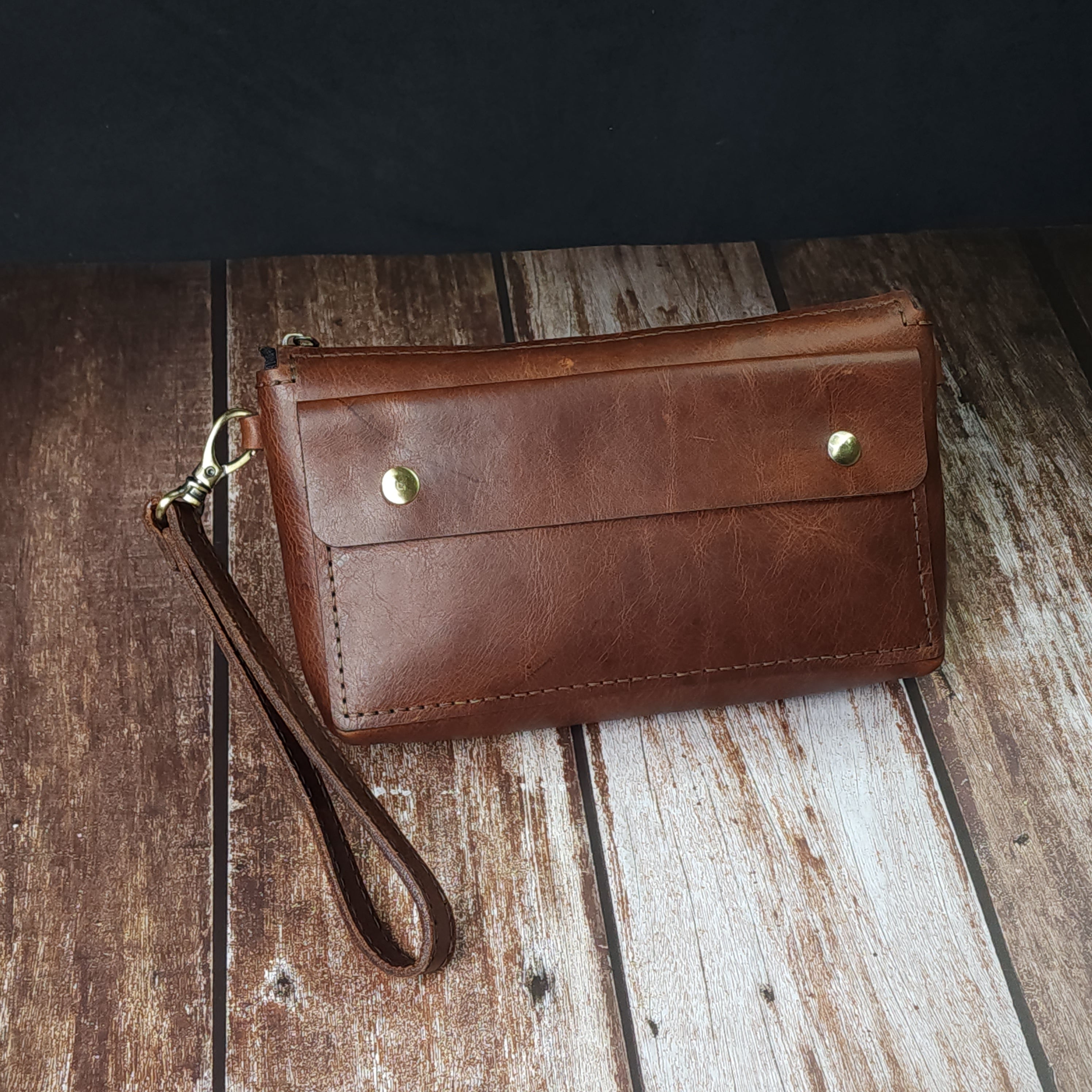 Hakiki Deri Omuz ve El Çantası – Siyah & Kahverengi