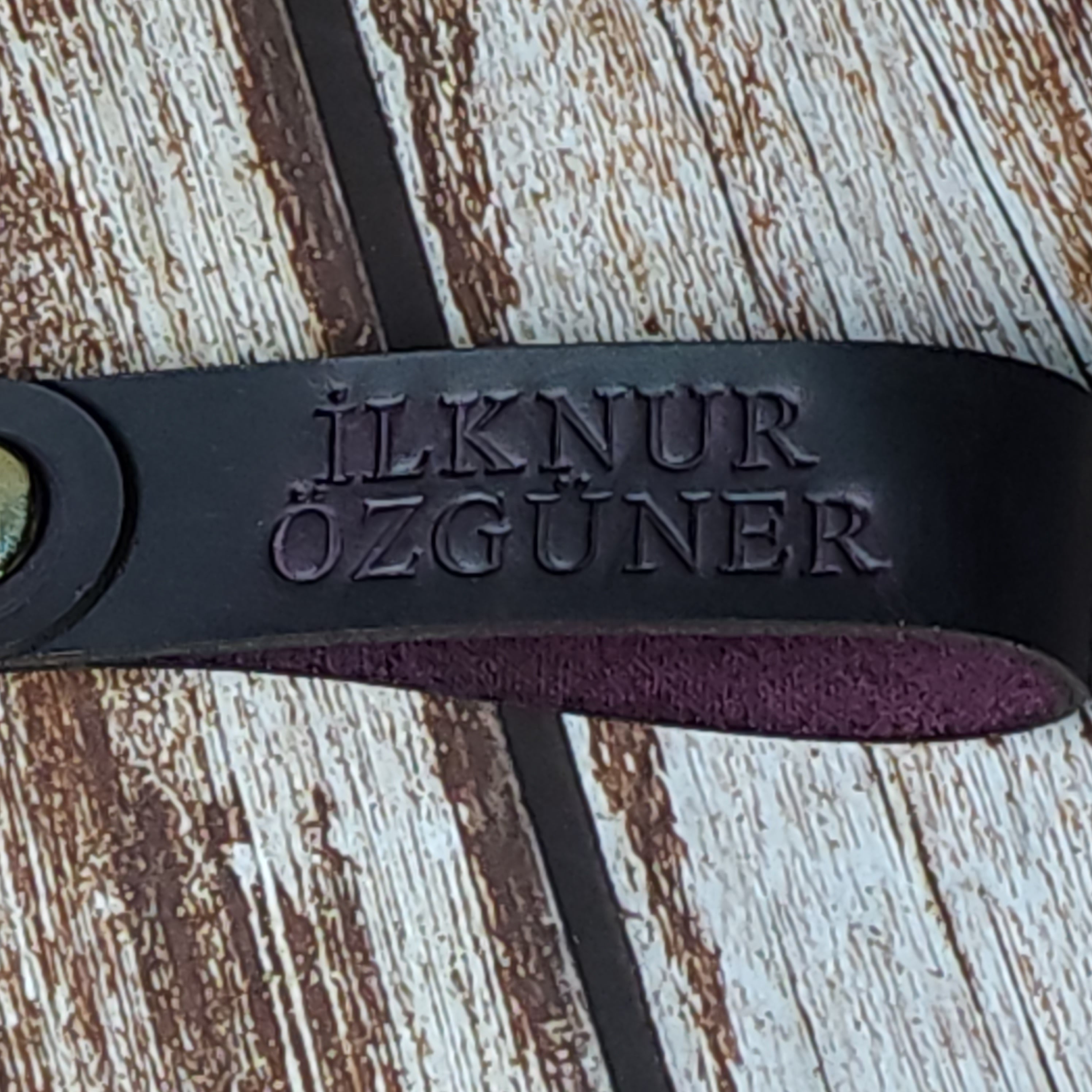 Deri Anahtarlık - İsme Özel