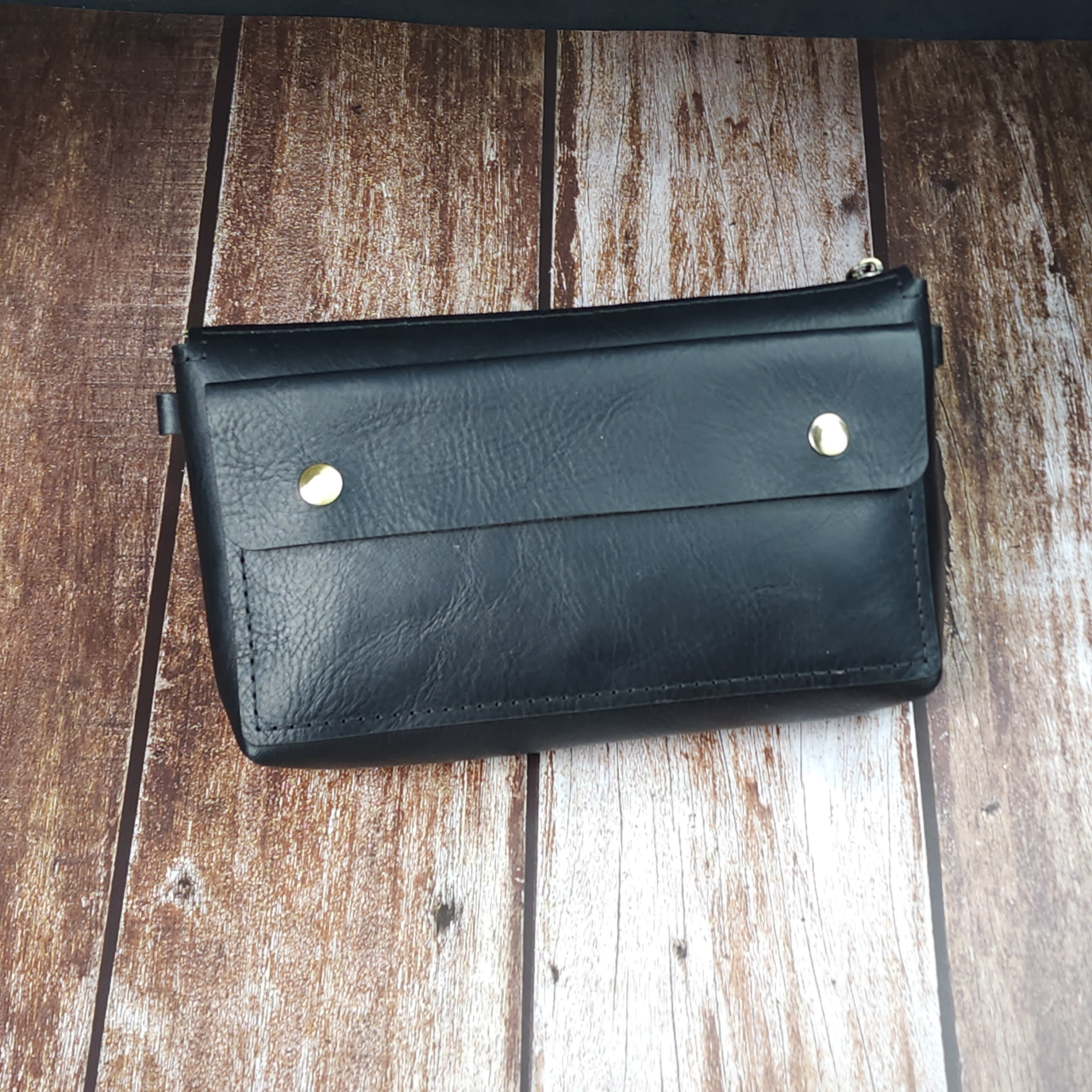 Hakiki Deri Omuz ve El Çantası – Siyah & Kahverengi